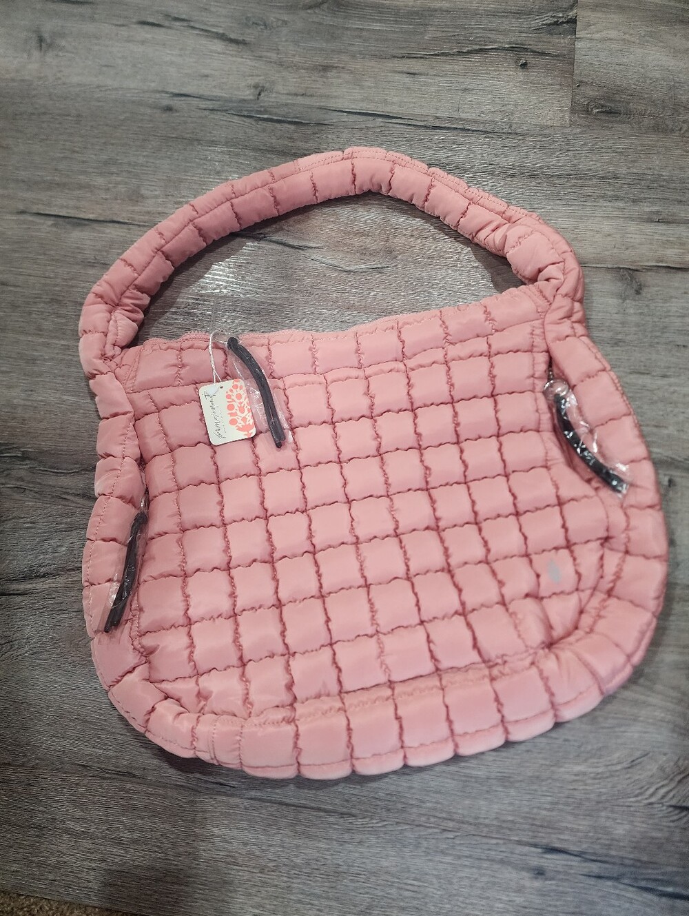 New Tags Free People Quilted Bag Ballet Slipper Pink